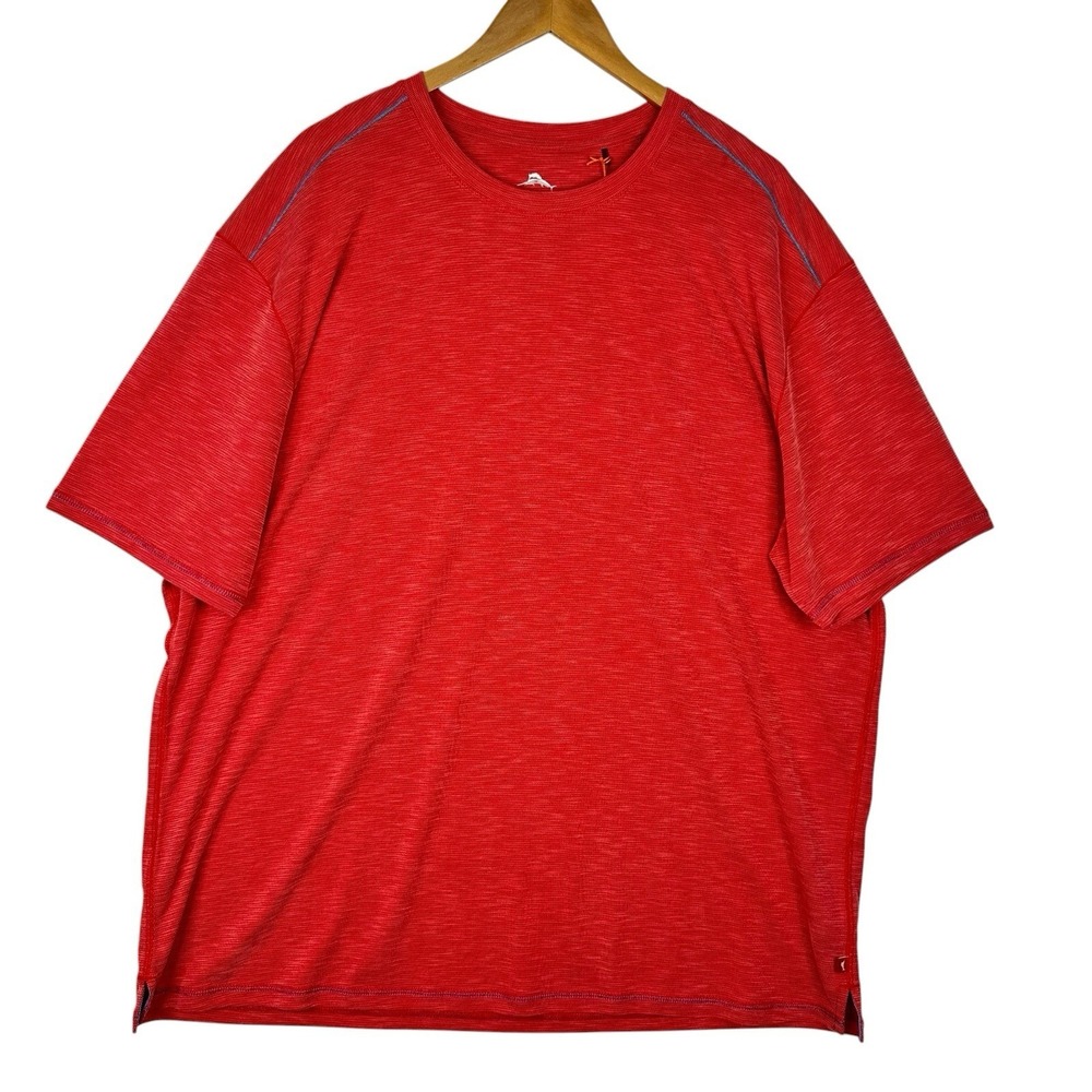 NWT Tommy Bahama Paradise Around Tee Men 3XL Red Cherry Tencel Performance Shirt